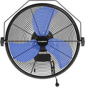Fanqiebros 4580 CFM 18 inch High Velocity Wall Mounted Fan, 3-Speed Metal Fan by Fanqiebros
