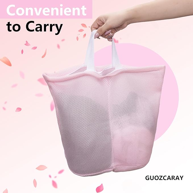 Guozcaray laundry bag with handles mesh laundry bags washing machine laundry - Image 6