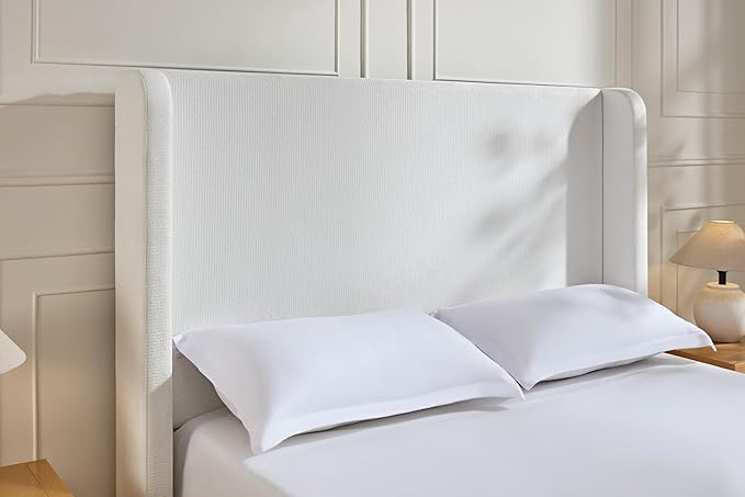California King Size Upholstered Bed Frame, Platform Bed Frames - Image 5
