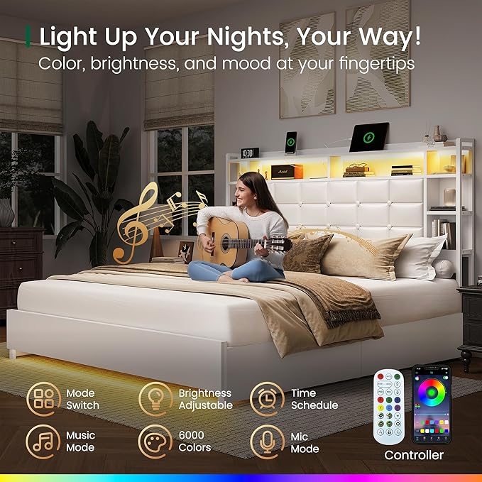 LARMACE Queen Size Bed Frame - Image 5