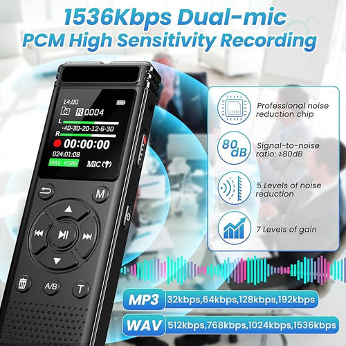 136GB Digital Voice Recorder - Image 2