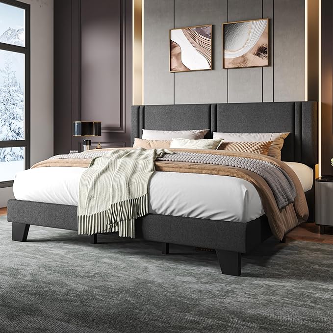 Upholstered King Size Bed Frame - Image 3