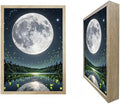 URVIP LED Glowing Photo Frame, 3D Starry-Sky Moon Animal Wall Art, 9x12 Inches by URVIP