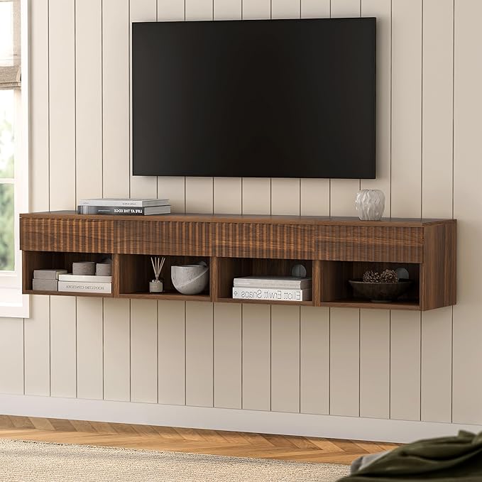 Floating Bedside Cabinet Set of Four by MoomJiee