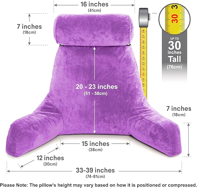 Husband Pillow XXL – Reading Pillow Bed Chair - Image 3