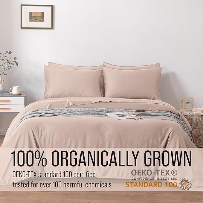 Bella Coterie 6 Piece Luxury Bamboo Viscose Split Top King Size Sheet Set | 34" - Image 5