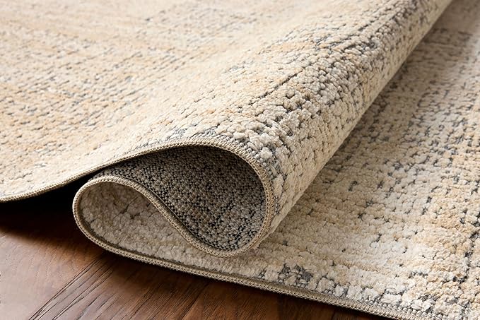 Loloi Amber Lewis Bexley Collection BEX-03 Natural/Slate 2'-7" x 4' Accent Rug - Image 3