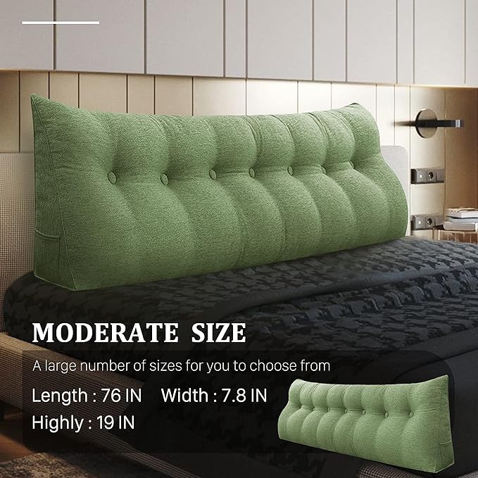 homecozy Wedge Headboard Pillow Dorm Room Reading Pillow Back Support - Image 3