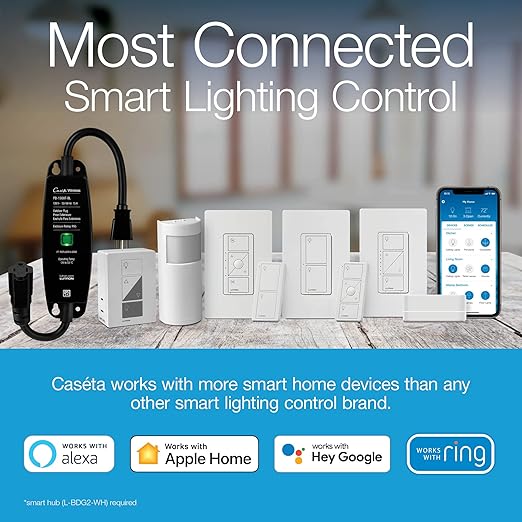 Lutron Caseta Original Smart Light Switch, - Image 10