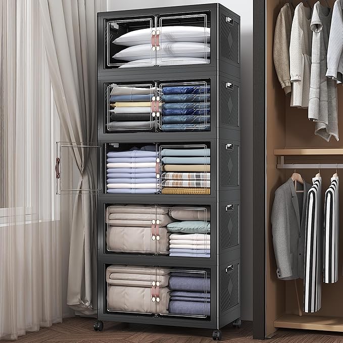 Extra Large Stackable Storage Bins by VNVTO