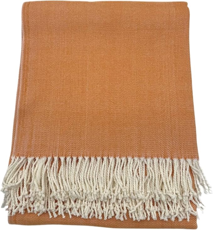 Alashan Cotton Acrylic Adirondack Herringbone Woven Throw - Image 2