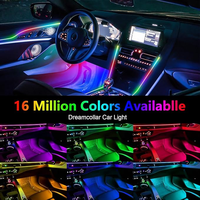 Dreamcolor Acrylic Interior Car LED Strip Light - Image 5