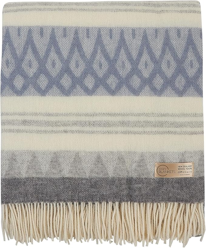 | Wool Blanket/Throw | 100% New Zealand Wool | Perfect by Cozy+Blankets