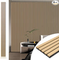 Art3d 4pcs-107 x 8in Slat Acoustic Panel by Art3d