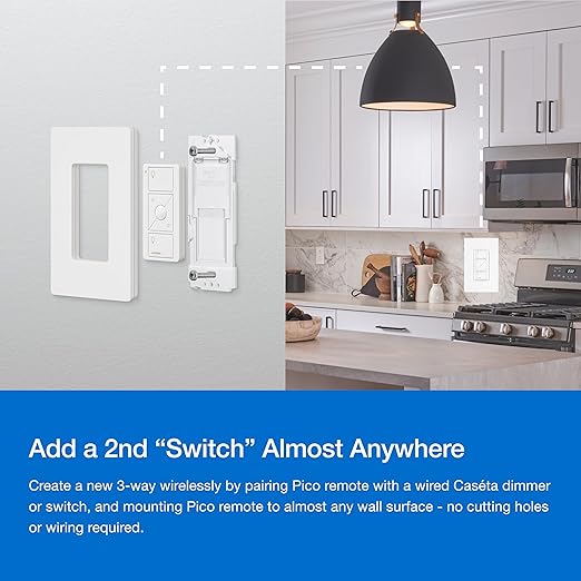 Lutron Caseta Original Smart Dimmer Switch Kit w/ Hub, - Image 8