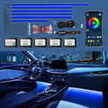RGB Acrylic Ambient Lighting Car Lights, LED Strip Lights by WEBUPAR