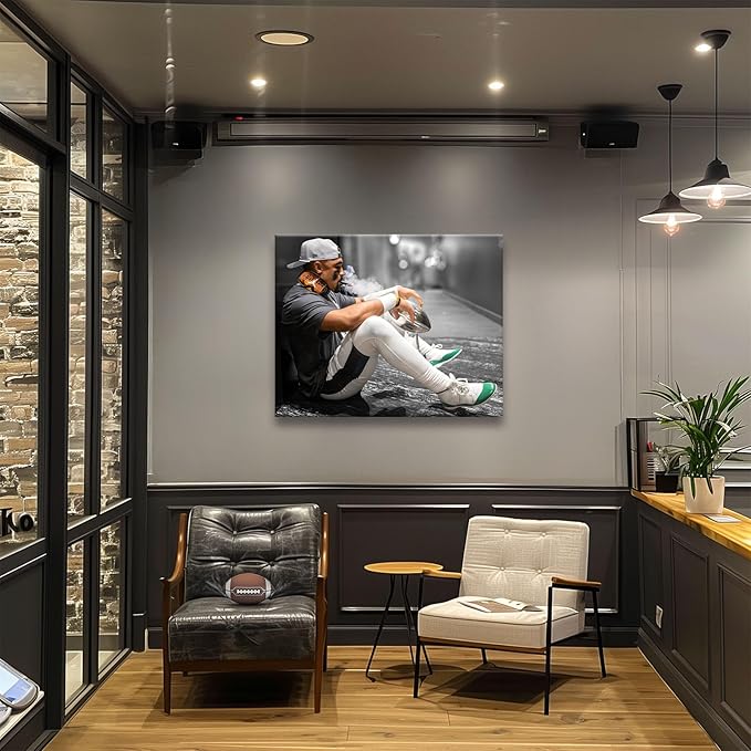 B.B.F MAKE 2025 Super Canvas Bowl Wall Art Champions Eagles Poster Print - Image 2