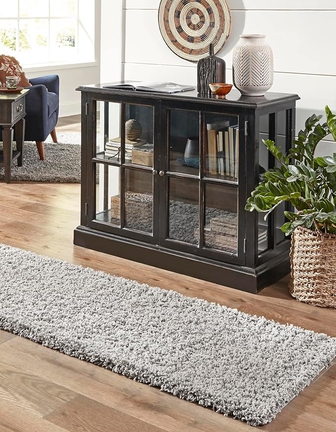 Unique Loom Solid Shag Collection Area Rug - Image 4