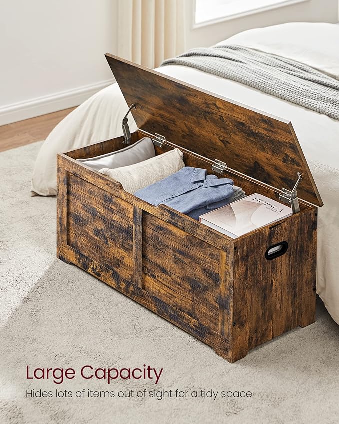 VASAGLE Storage Chest, Storage Bench - Image 4