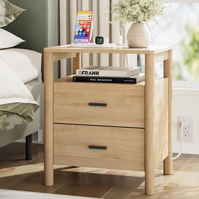 FavourLife Night Stand, Modern Large Nightstand by FavourLife