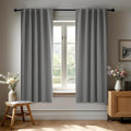 Deconovo Blackout Curtains, Thermal Insulated, W42 x L63 2 Panels, Back Tab by Deconovo