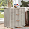 LEYAOYAO 23" Wide Fluted Night Stand by LEYAOYAO-Findtheshiningpointofyourideallife%EF%BC%81