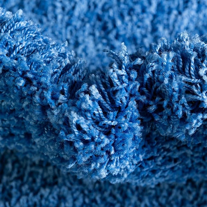 Unique Loom Solid Shag Collection Area Rug - Image 9