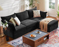 ABCASA 102.6" Modular Sectional Sofa, L Shaped Couch Set by ABCASA