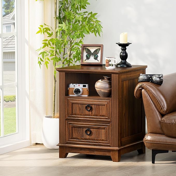 18" Farmhouse Night Stands Set of 2 - Image 8