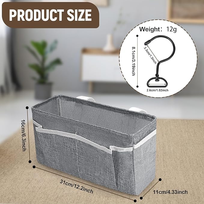 Bedside Caddy, bedside organizer, Hanging Organizers, Storage Bags - Image 5