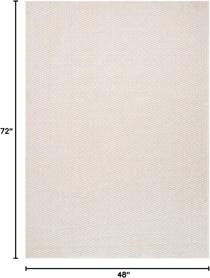 Easy Jute Rug 4x6 Indoor Outdoor Natural Rugs Solid Fiber Rug Woven Area Rug - Image 2