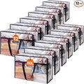 Lifewit 12 Pack Clear Clothes Storage Bags, 60L Plastic Blanket Storage Bag by Lifewit