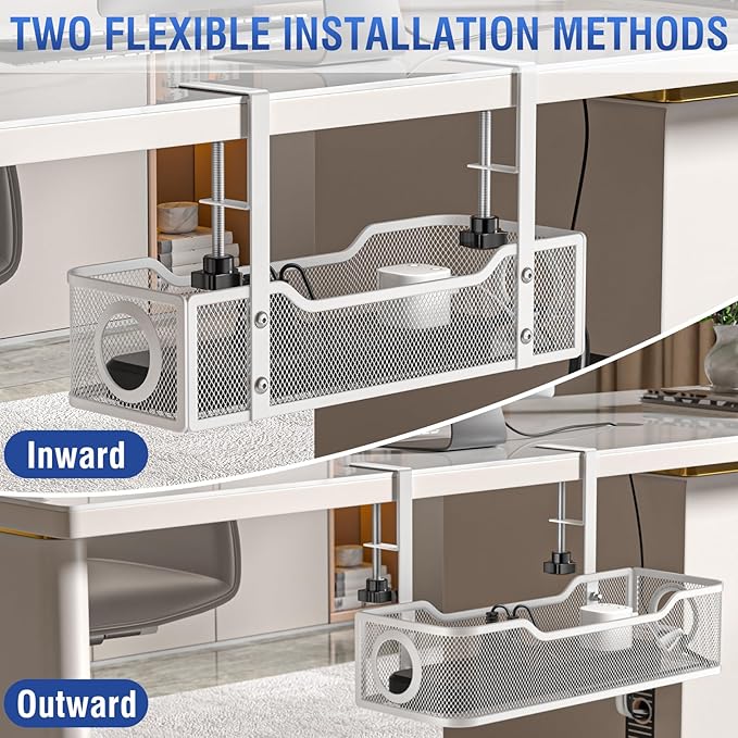 Under Desk Cable Management Tray - Image 5