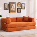 Garvee 5-in-1 Convertible Sofa Bed, 78.8" Modular Corduroy Sleeper by Garvee