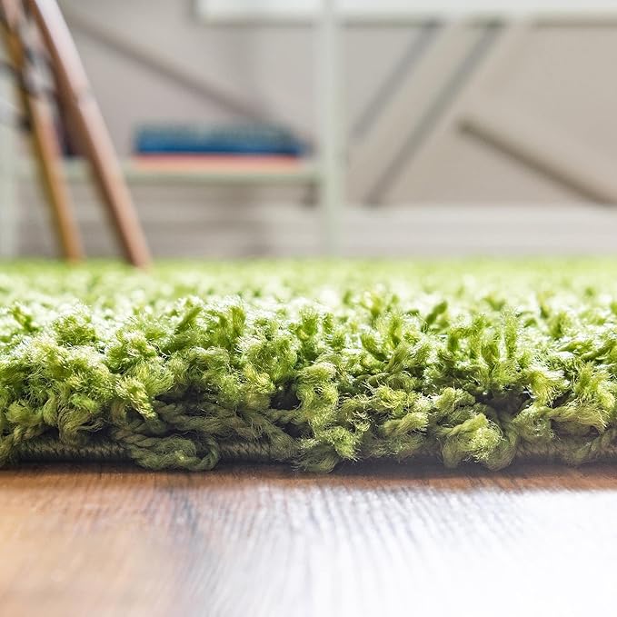 Unique Loom Solid Shag Collection Area Rug - Image 6