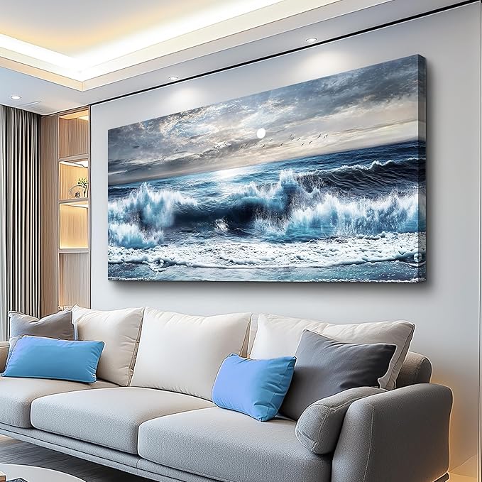 ERQINHUA Large Canvas Wall Art For Living Room Restaurant Wall Decor For by ERQINHUA