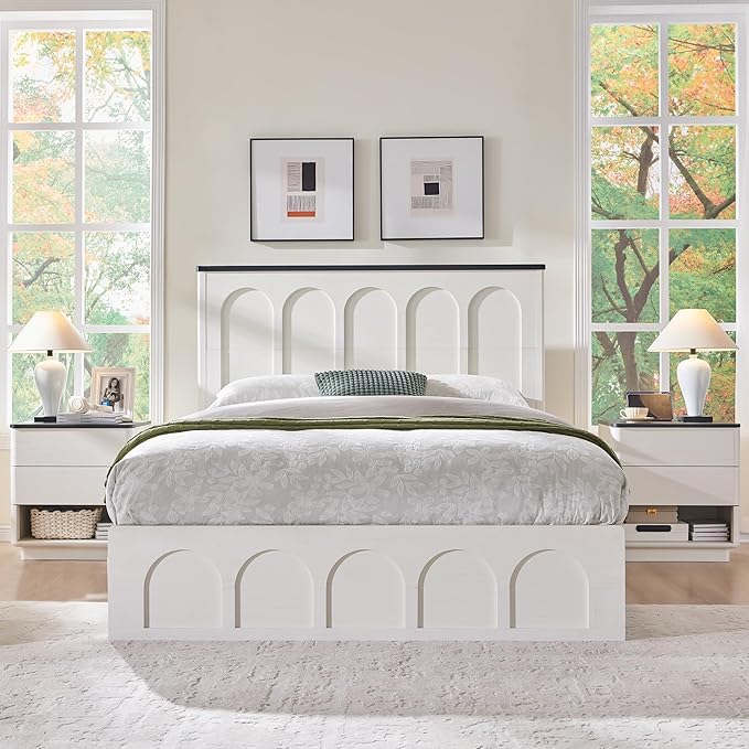 ACCOHOHO Queen Size Bed Frame Modern by ACCOHOHO