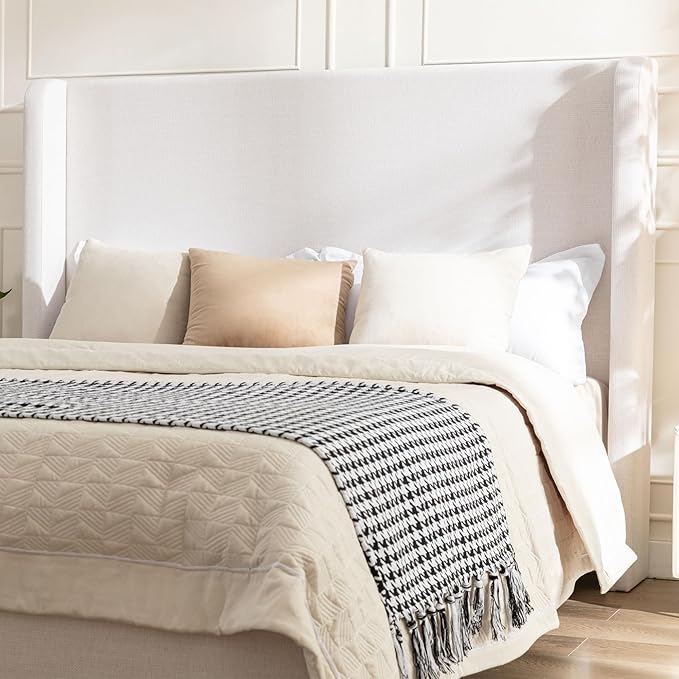 Harper Upholstered Bed with 54" Tall Headboard - Image 4