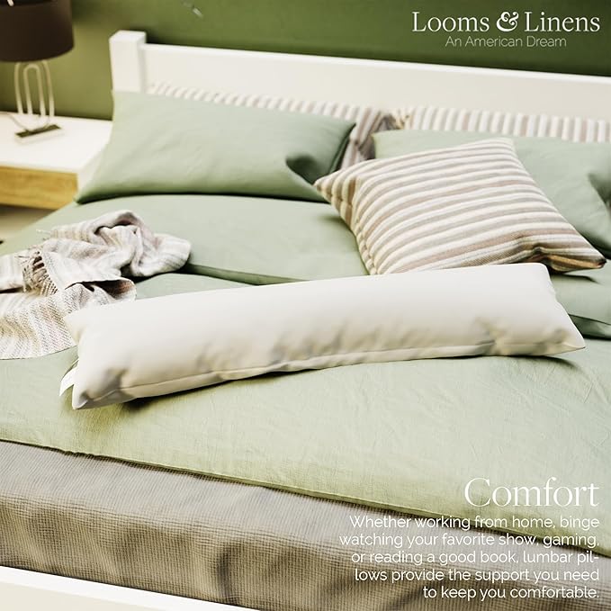 12x48 inch Boudoir Pillow by Looms and Linens - Image 9