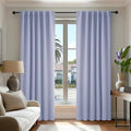 Deconovo Blackout Curtains, Thermal Insulated, W52 x L108 2 Panels, Back Tab by Deconovo