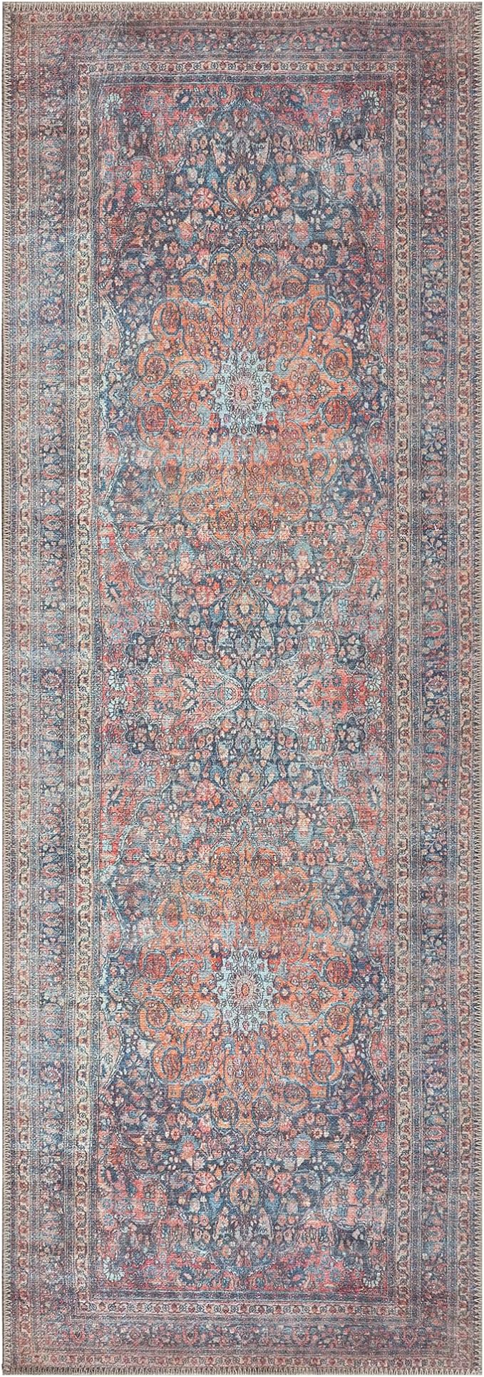 Bloom Rugs Washable Non-Slip 7 ft Runner - Image 3