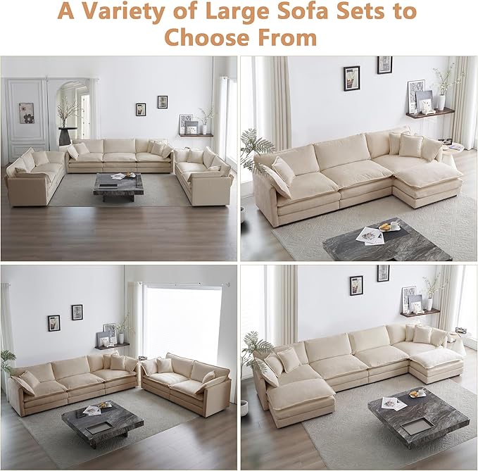 mikibama 41.4" W Single Seat Sofa, Chenille Comfy Deep Upholstered Couch - Image 7