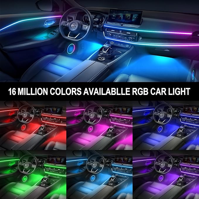 Dreamcolor Acrylic Interior Car Light 10 in 1 Automotive Ambient Light Kits - Image 5