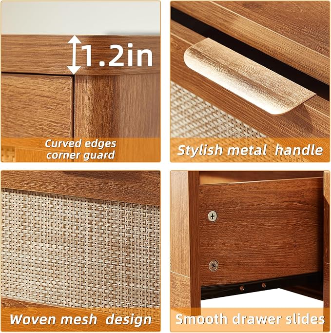 LEYAOYAO Narrow Side Table Set 2 - Image 8