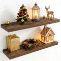 36 Inch Floating Shelves for Wall, 8 Inch Deep Floating Shelf for Storage & by Axeman