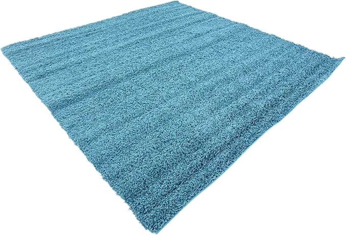 Unique Loom Solid Shag Collection Area Rug - Image 4