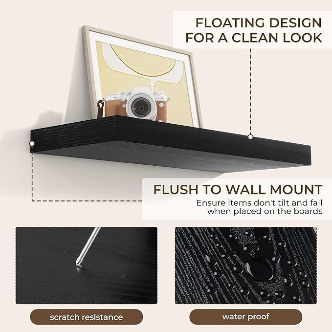 RICHFOCUS 24Inch Floating Shelves - Image 6