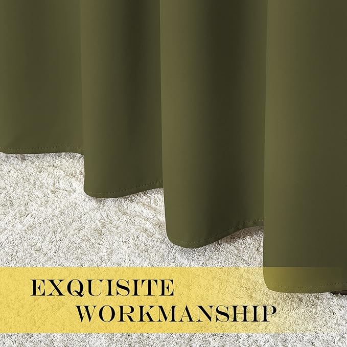 NICETOWN Blackout Patio Curtains 100 x 144 Inches Long - Image 5
