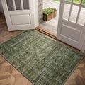 Washable 3x5 Entryway Rug, Boho Non-Slip Vintage Distress Small Rugs by Hedwior