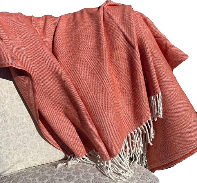Alashan Cotton Acrylic Adirondack Herringbone Woven Throw - Image 3